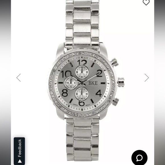 Rhinestone Watch
BKE silver main image 8